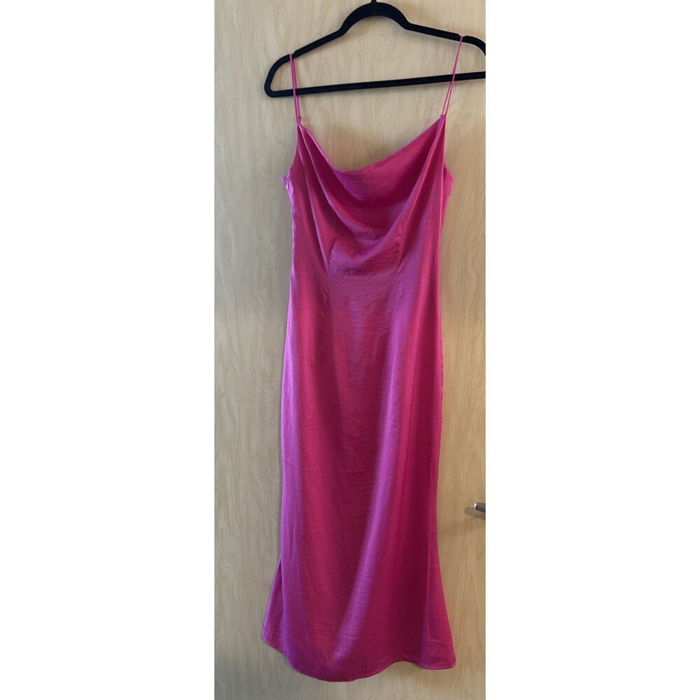 Choosy Magenta Slip Dress Size Extra Small